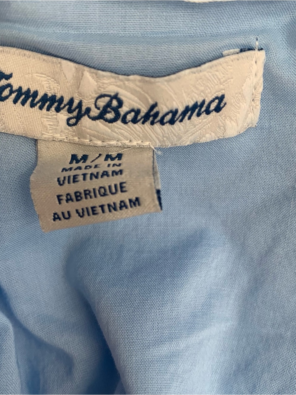 Tommy Bahama Women’s Light Blue V-Neck Sleeveless Shift Dress Resort Size M - Picture 7 of 7
